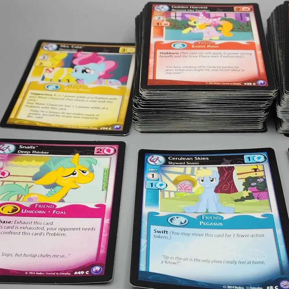 My Little Pony Bulk Trading Card Lot More than 180 Cards READ